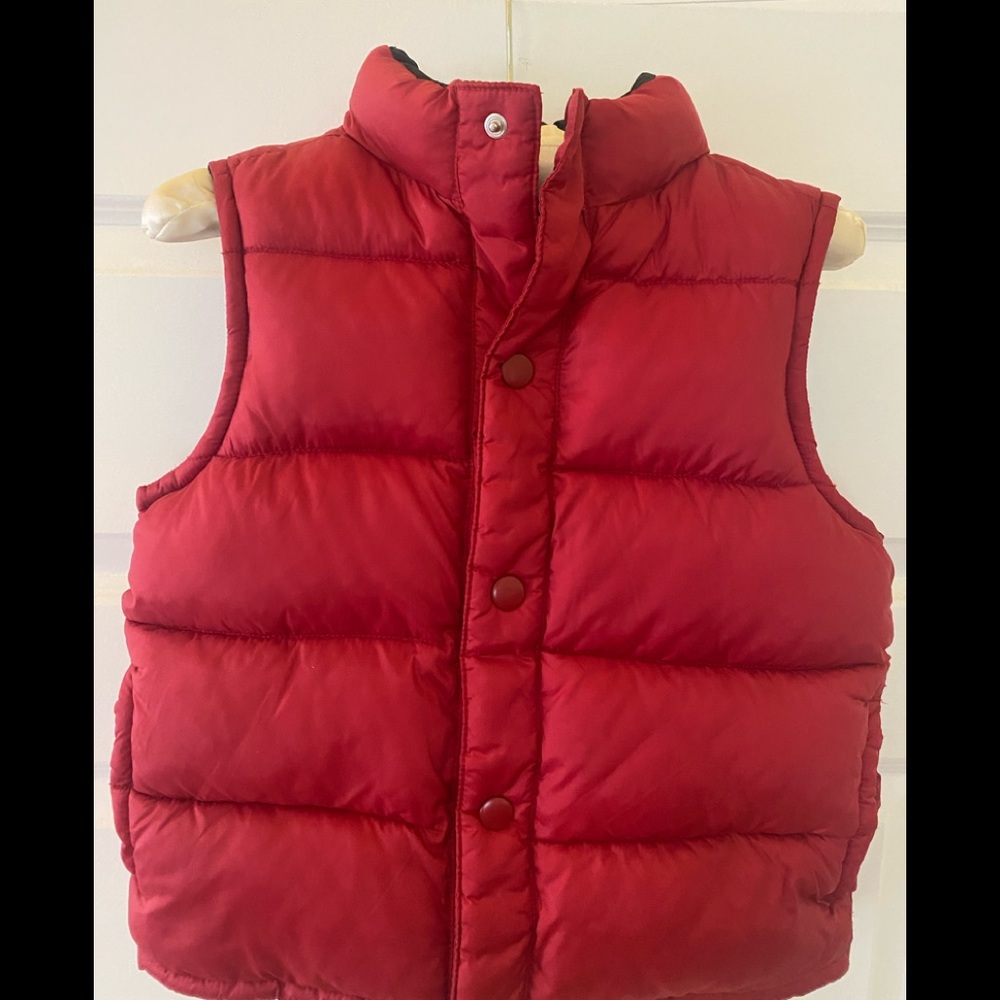 Gymboree Vest 7-8 Red